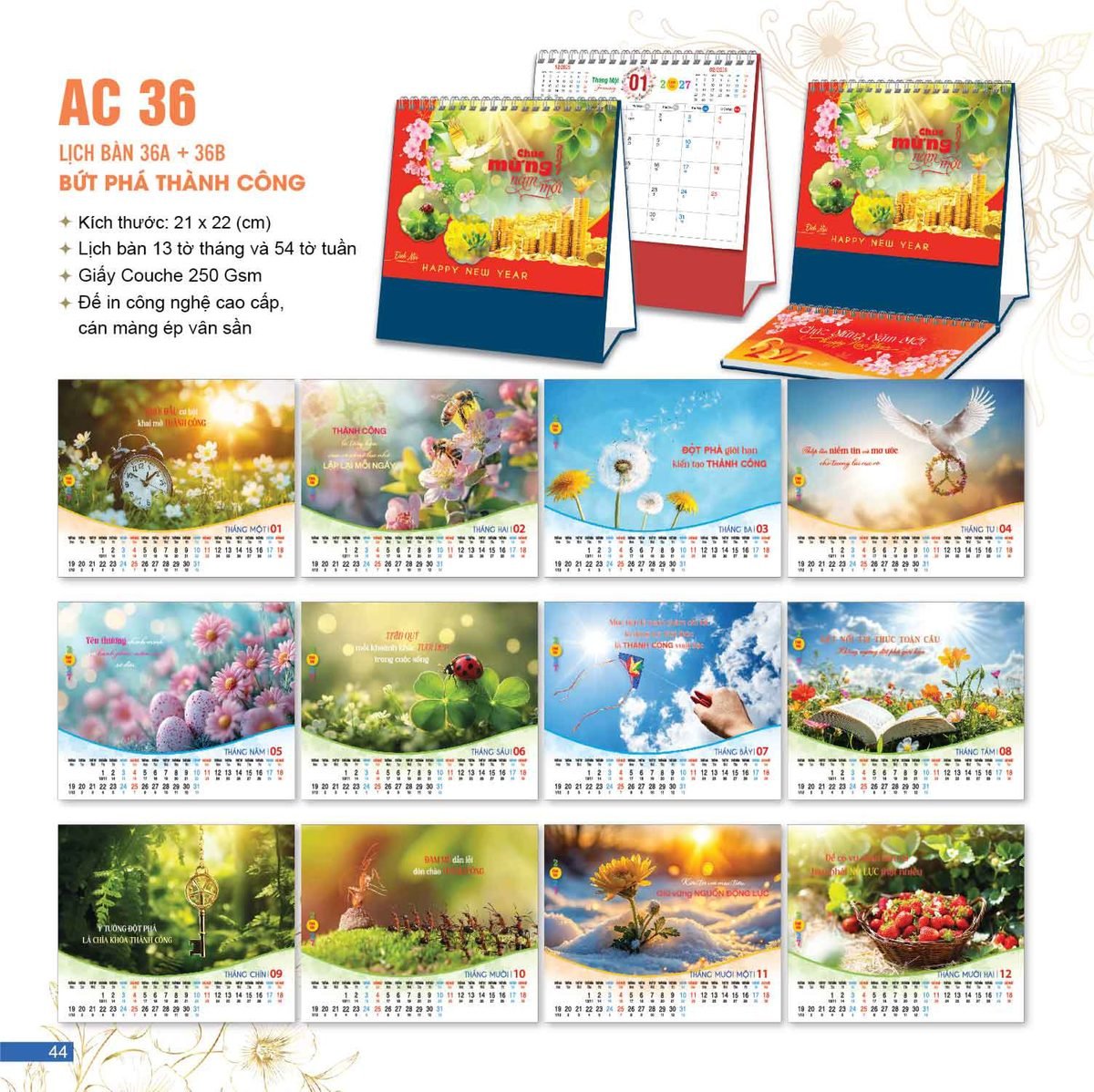 Lịch Để Bàn 2027 AC Mẫu AC36 (21 x 22 cm) Quà Tết Doanh Nghiệp Công Nghệ Hiện Đại Lịch Để Bàn 2027 AC Mẫu AC36 (21 x 22 cm) Quà Tết Doanh Nghiệp Công Nghệ Hiện Đại in logo doanh nghiệp quà tặng Tết tại Quà Tặng Tech VN
