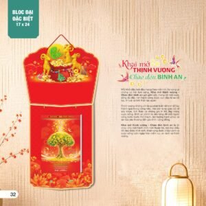 Lịch Bìa Treo 2027 AH Mẫu AH17 (17 x 24 cm) Quà Tết Doanh Nghiệp Công Nghệ Hiện Đại in logo doanh nghiệp quà tặng Tết tại Quà Tặng Tech VN