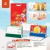 Lịch Bàn Chữ M (Có Note 52 Tuần) 2027 AH Mẫu AH47 - Thuận Buồm Xuôi Gió (24 x 16cm) Quà Tết Doanh Nghiệp Công Nghệ Hiện Đại in logo doanh nghiệp quà tặng Tết tại Quà Tặng Tech VN