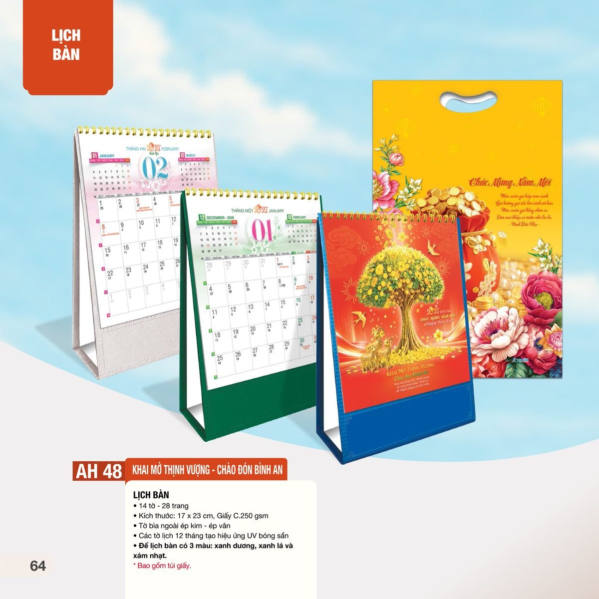Lịch Để Bàn 2027 AH Mẫu AH48 (11 x 18 cm) Quà Tết Doanh Nghiệp Công Nghệ Hiện Đại Lịch Để Bàn 2027 AH Mẫu AH48 (11 x 18 cm) Quà Tết Doanh Nghiệp Công Nghệ Hiện Đại in logo doanh nghiệp quà tặng Tết tại Quà Tặng Tech VN