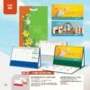 Lịch Bàn Chữ M (Có Note 52 Tuần) 2027 AH Mẫu AH52 (24 x 16cm) Quà Tết Doanh Nghiệp Công Nghệ Hiện Đại in logo doanh nghiệp quà tặng Tết tại Quà Tặng Tech VN