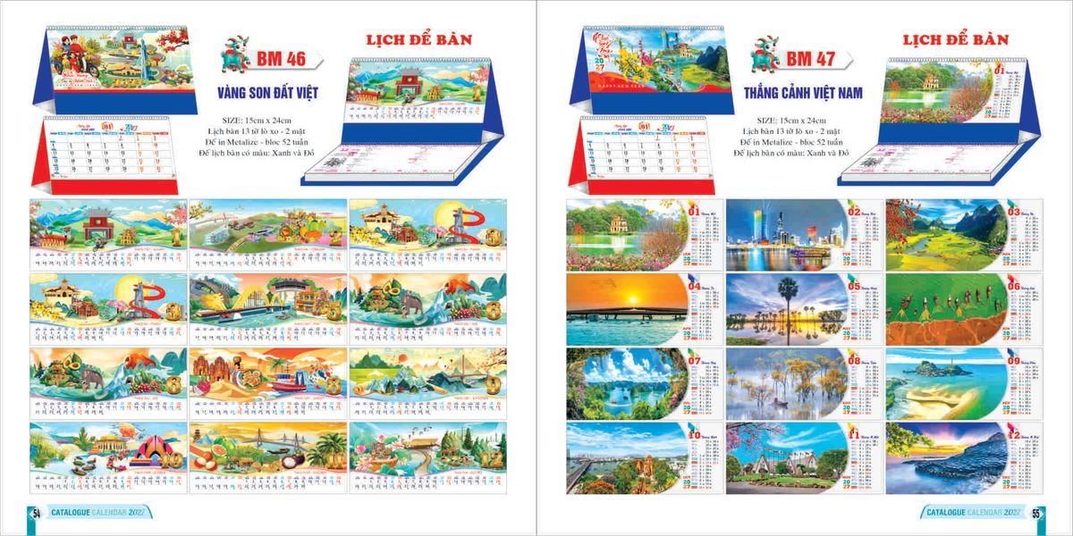 Lịch Bloc 2027 Bình Minh BM27 Quà Tết Doanh Nghiệp Công Nghệ Hiện Đại