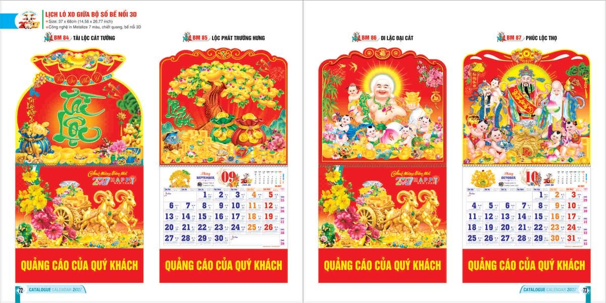 Lịch Bloc 2027 Bình Minh BM36 Quà Tết Doanh Nghiệp Công Nghệ Hiện Đại