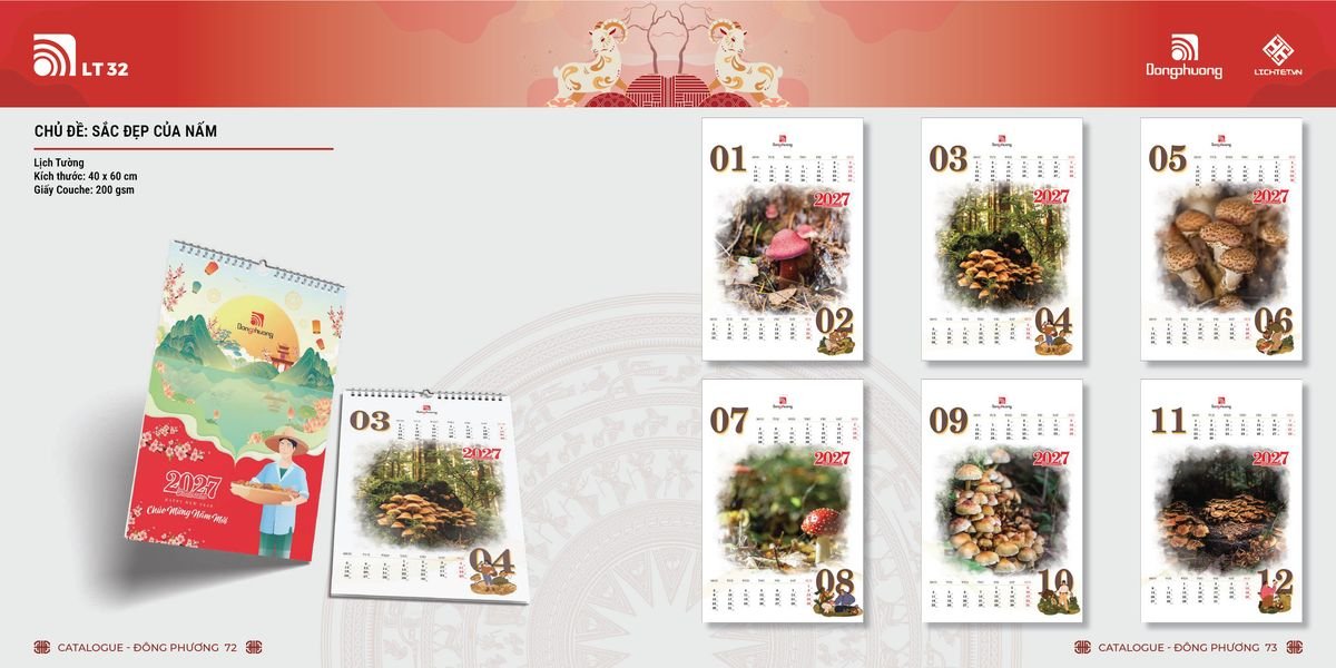 Lịch Bloc Đông Phương 2027 DP35 Quà Tết Doanh Nghiệp Công Nghệ Hiện Đại