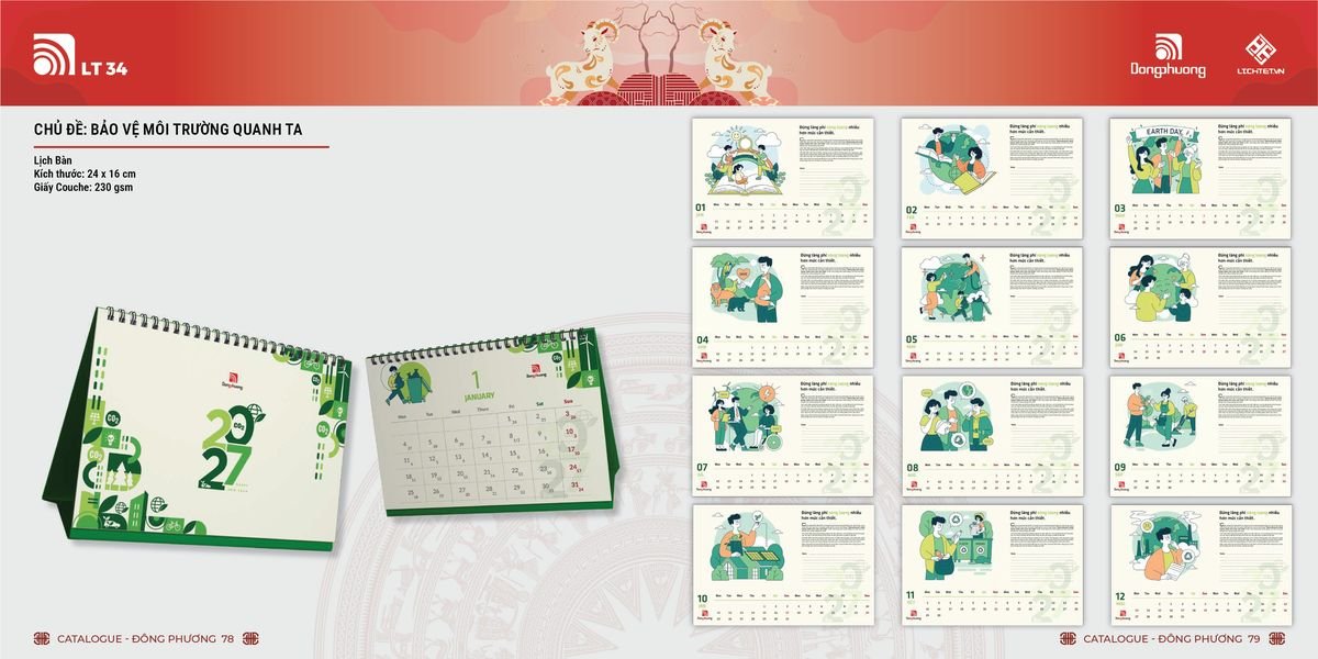 Lịch Bloc ĐP 2027 DP38 Quà Tết Doanh Nghiệp Công Nghệ Hiện Đại