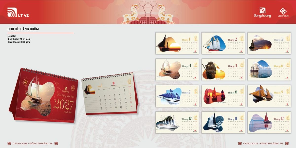 Lịch Bloc ĐP 2027 DP46 Quà Tết Doanh Nghiệp Công Nghệ Hiện Đại