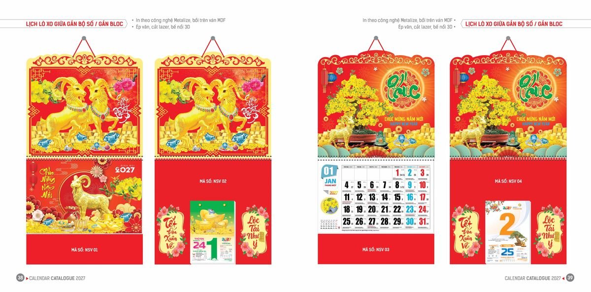 Lịch Bloc Hoa Niên 2027 Đông Phương DPHN18 Quà Tết Doanh Nghiệp Công Nghệ Hiện Đại
