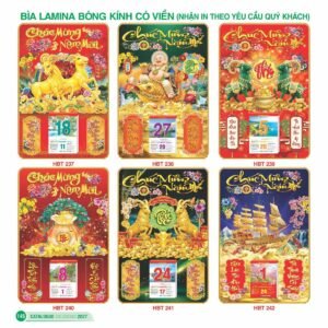 Lịch Bìa Treo 2027 HBT Mẫu HBT247 (29 x 41 cm) Quà Tết Doanh Nghiệp Công Nghệ Hiện Đại in logo doanh nghiệp quà tặng Tết tại Quà Tặng Tech VN