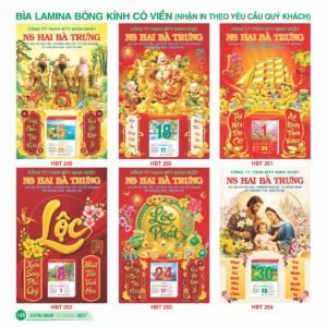 Lịch Bìa Treo 2027 HBT Mẫu HBT252 (48 x 78 cm) Quà Tết Doanh Nghiệp Công Nghệ Hiện Đại in logo doanh nghiệp quà tặng Tết tại Quà Tặng Tech VN
