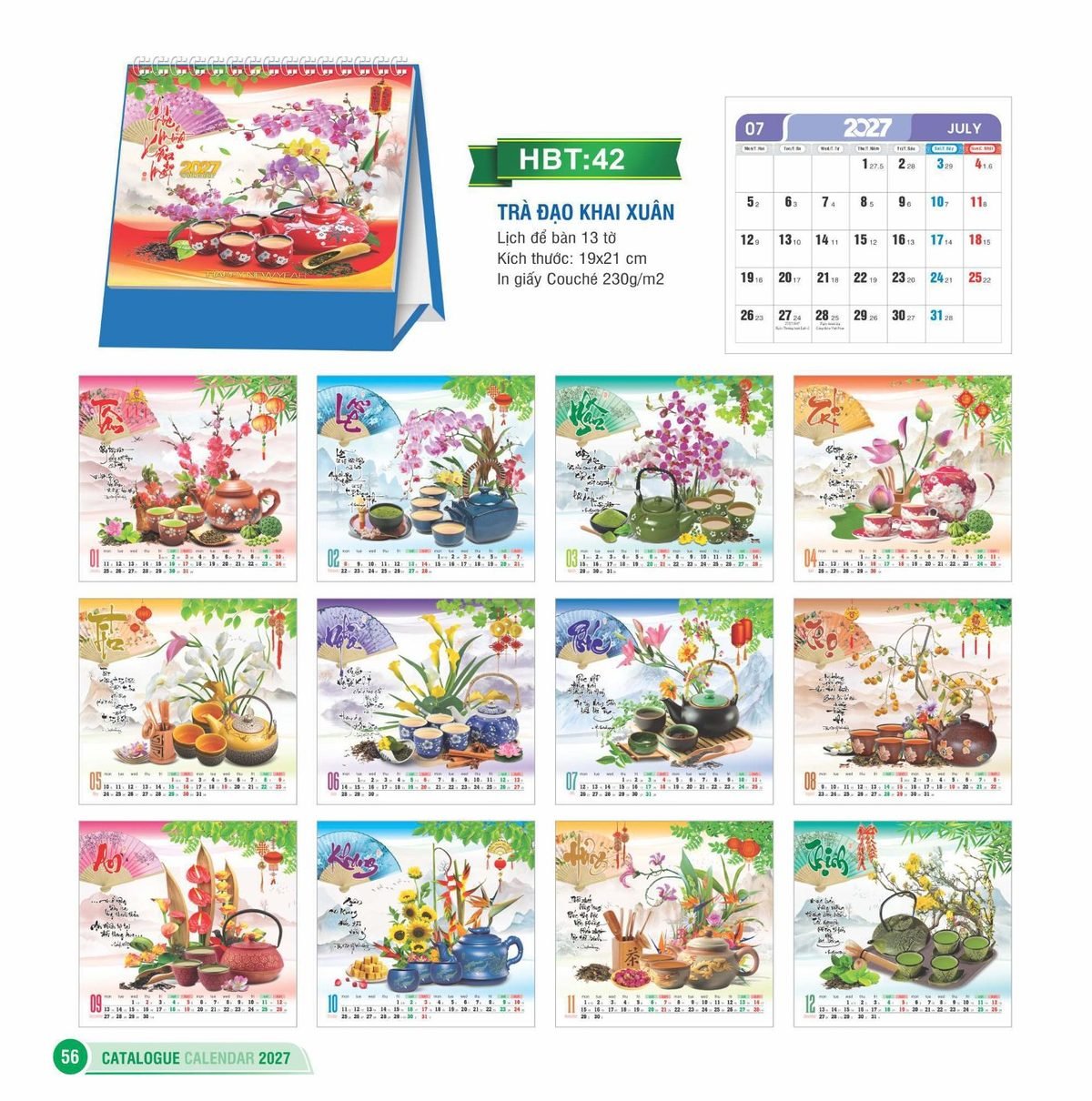 Lịch Để Bàn 2027 HBT Mẫu HBT43 (19 x 21cm) Quà Tết Doanh Nghiệp Công Nghệ Hiện Đại Lịch Để Bàn 2027 HBT Mẫu HBT43 (19 x 21cm) Quà Tết Doanh Nghiệp Công Nghệ Hiện Đại in logo doanh nghiệp quà tặng Tết tại Quà Tặng Tech VN