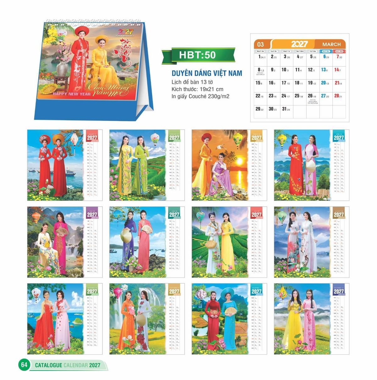 Lịch Để Bàn 2027 HBT Mẫu HBT50 (19 x 21cm) Quà Tết Doanh Nghiệp Công Nghệ Hiện Đại Lịch Để Bàn 2027 HBT Mẫu HBT50 (19 x 21cm) Quà Tết Doanh Nghiệp Công Nghệ Hiện Đại in logo doanh nghiệp quà tặng Tết tại Quà Tặng Tech VN