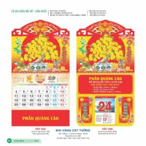 Lịch Treo Tường Lò Xo 2027 HBT Mẫu HBT91B (11  x  12 cm) Quà Tết Doanh Nghiệp Công Nghệ Hiện Đại in logo doanh nghiệp quà tặng Tết tại Quà Tặng Tech VN