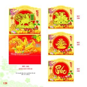Lịch Treo Tường Lò Xo 2027 MT Mẫu MT167 (37 x 68cm) Quà Tết Doanh Nghiệp Công Nghệ Hiện Đại in logo doanh nghiệp quà tặng Tết tại Quà Tặng Tech VN