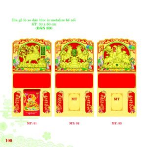 Bìa Lò Xo Dán Bloc 2027 MT Mẫu MT91 (30 x 60cm) Quà Tết Doanh Nghiệp Công Nghệ Hiện Đại in logo doanh nghiệp quà tặng Tết tại Quà Tặng Tech VN
