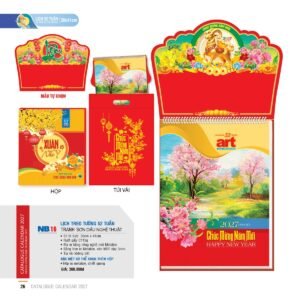 Lịch 52 Tuần 2027 NB Mẫu NB16 (30 x 41cm) Quà Tết Doanh Nghiệp Công Nghệ Hiện Đại in logo doanh nghiệp quà tặng Tết tại Quà Tặng Tech VN
