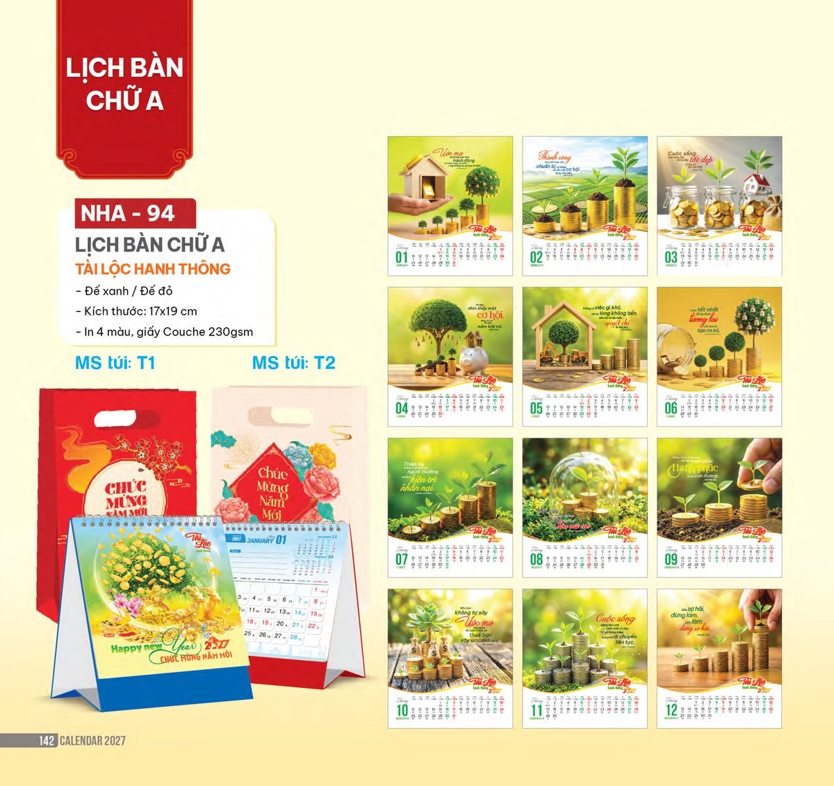 Lịch Bàn Chữ A 2027 NHA Mẫu NHA94 (17 x 19cm) Quà Tết Doanh Nghiệp Công Nghệ Hiện Đại Lịch Bàn Chữ A 2027 NHA Mẫu NHA94 (17 x 19cm) Quà Tết Doanh Nghiệp Công Nghệ Hiện Đại in logo doanh nghiệp quà tặng Tết tại Quà Tặng Tech VN