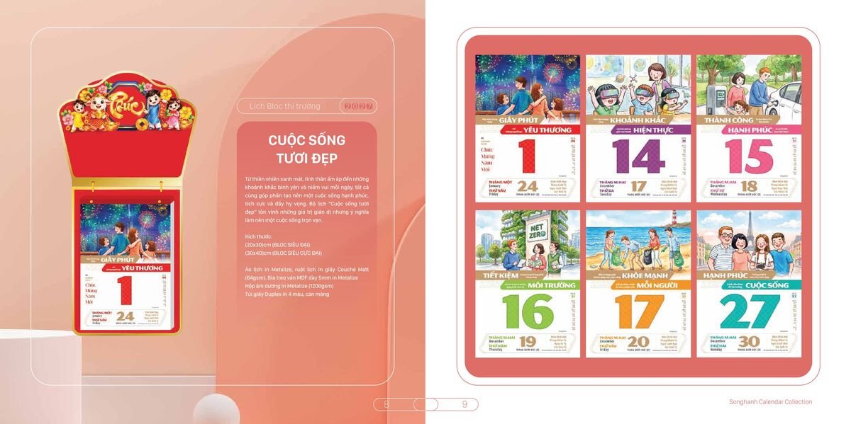 Lịch Bloc Cao Cấp Song Hạnh 2027 SH45 Quà Tết Doanh Nghiệp Công Nghệ Hiện Đại Lịch Bloc Cao Cấp Song Hạnh 2027 SH45 Quà Tết Doanh Nghiệp Công Nghệ Hiện Đại