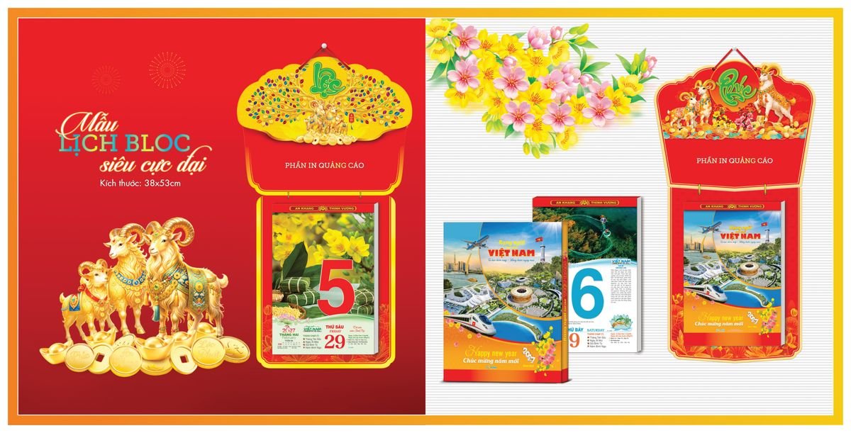 Lịch Bloc Tân Phương Nam 2027 TPNBLOC01 Quà Tết Doanh Nghiệp Công Nghệ Hiện Đại