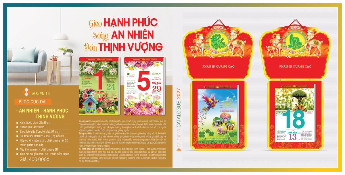 Lịch Bloc TPN 2027 TPNBLOC17 Quà Tết Doanh Nghiệp Công Nghệ Hiện Đại