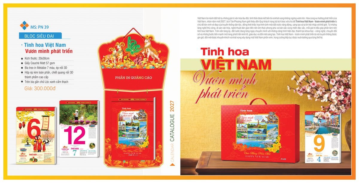 Lịch Bloc Tân Phương Nam 2027 TPNBLOC43 Quà Tết Doanh Nghiệp Công Nghệ Hiện Đại