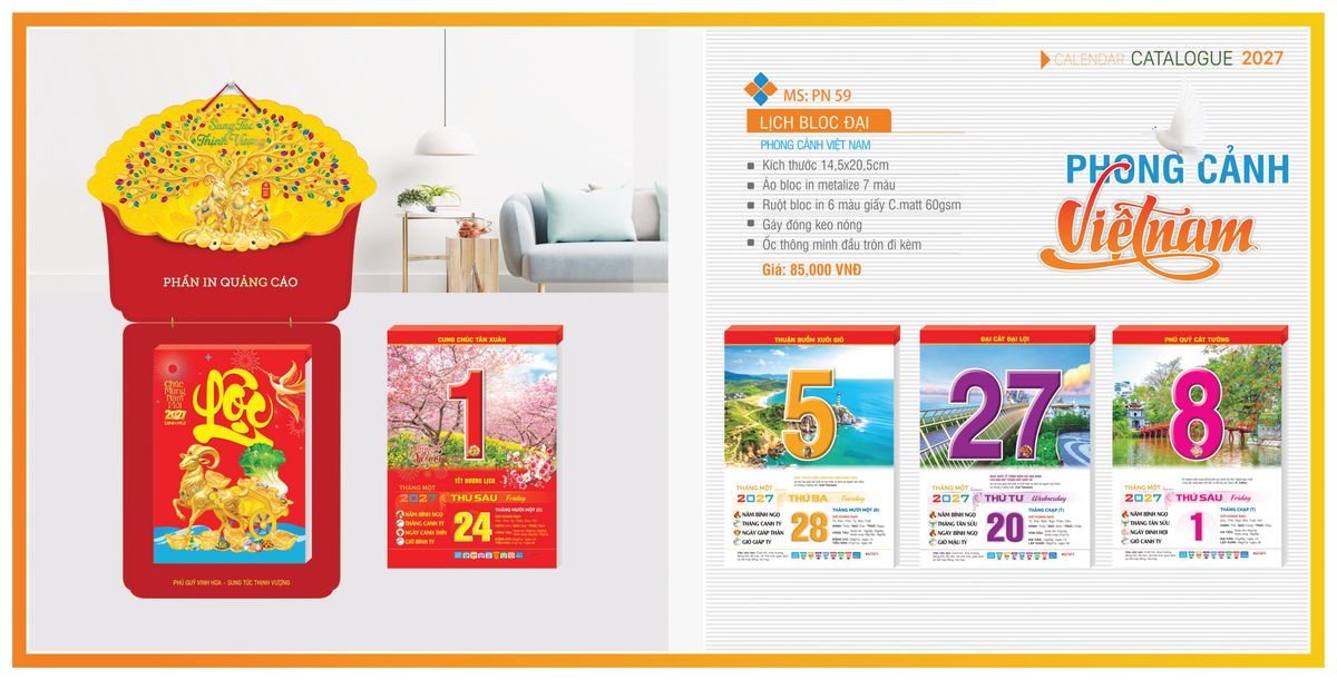 Lịch Bloc TPN 2027 TPNBLOC66 Quà Tết Doanh Nghiệp Công Nghệ Hiện Đại