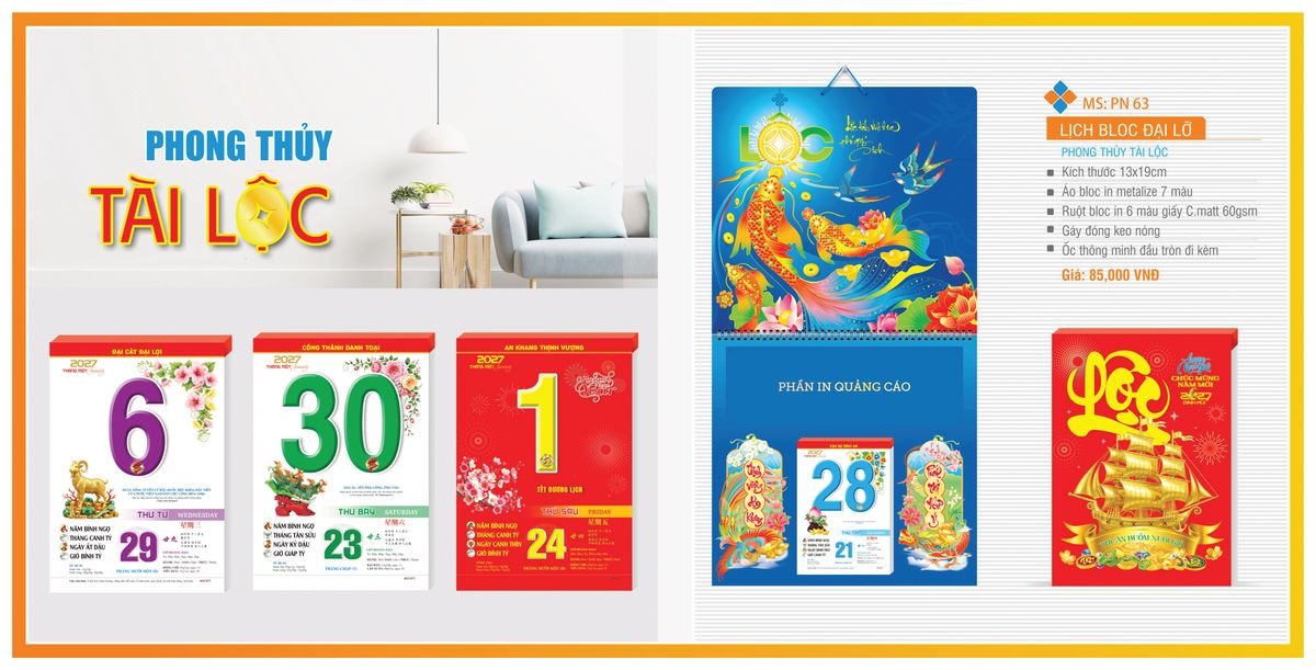 Lịch Bloc Tân Phương Nam 2027 TPNBLOC70 Quà Tết Doanh Nghiệp Công Nghệ Hiện Đại