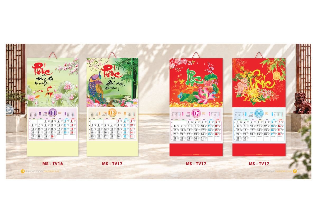 Lịch Bloc Cực Đại 2027 Tuấn Việt TV11 Quà Tết Doanh Nghiệp Công Nghệ Hiện Đại