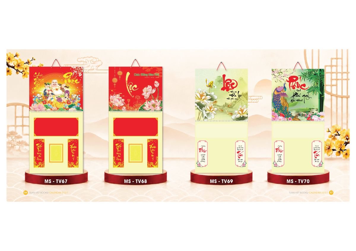 Lịch Để Bàn Tuấn Việt 2027 Tuấn Việt TV29 Quà Tết Doanh Nghiệp Công Nghệ Hiện Đại