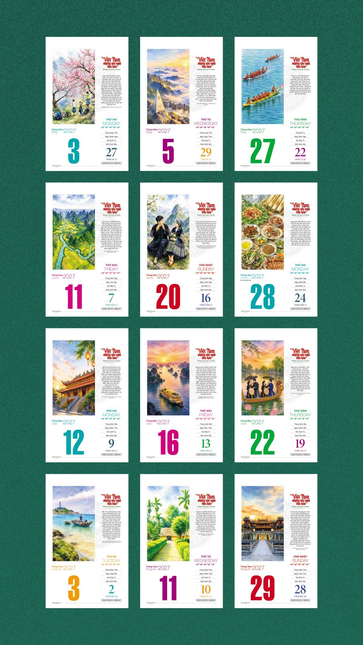 Lịch Bloc 2027 VHVN Mẫu VHVN-06 (29 x 41 cm) Quà Tết Doanh Nghiệp Công Nghệ Hiện Đại Lịch Bloc 2027 VHVN Mẫu VHVN-06 (29 x 41 cm) Quà Tết Doanh Nghiệp Công Nghệ Hiện Đại