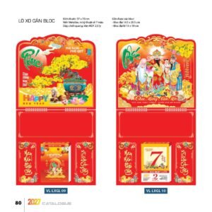 Lịch Treo Tường Lò Xo 2027 VL Mẫu VLLXG09 (37 x 70cm) Quà Tết Doanh Nghiệp Công Nghệ Hiện Đại in logo doanh nghiệp quà tặng Tết tại Quà Tặng Tech VN
