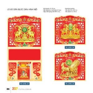 Lịch Treo Tường Lò Xo 2027 VL Mẫu VLLXG23 (37 x 70cm) Quà Tết Doanh Nghiệp Công Nghệ Hiện Đại in logo doanh nghiệp quà tặng Tết tại Quà Tặng Tech VN
